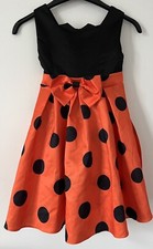 Girls Spotty Party Dress Size 130/8 Years