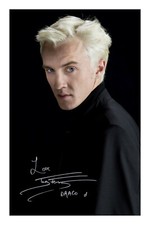 Tom Felton Draco Malfoy Signed A4 Photo Print Harry Potter Autograph Thomas