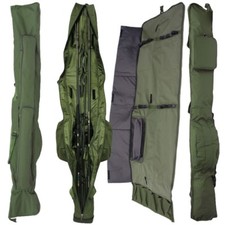 NGT CARP FISHING ROD HOLDALLS 3+3 MADE UP ROD AND REELS QUIVER SLEEVE HOLDALL