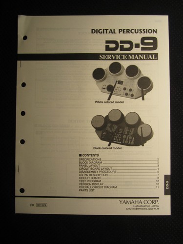 Yamaha digital percussion 9 - digital, dd-9
