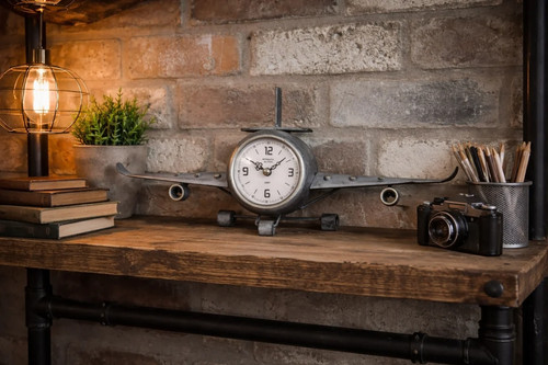 Aeroplane clock - aeroplane,