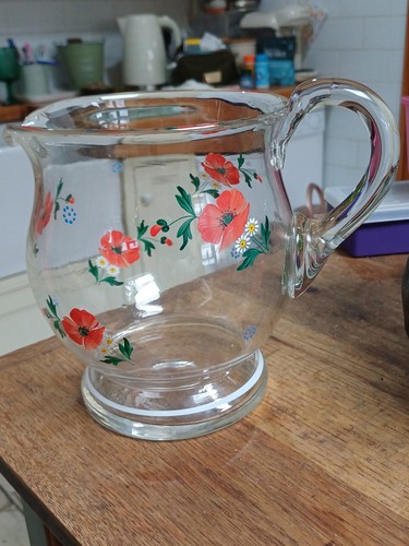 Hand painted bohemian made - painted,