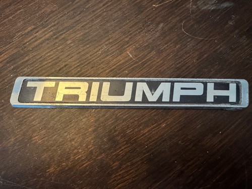 Triumph car badge - triumph,
