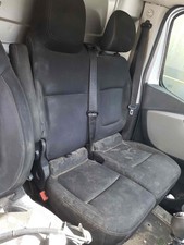 Renault Trafic MK3 2014-2018 Passengers Double Bench Seat No Rips Black