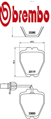 Front brake pad set disc - brake,