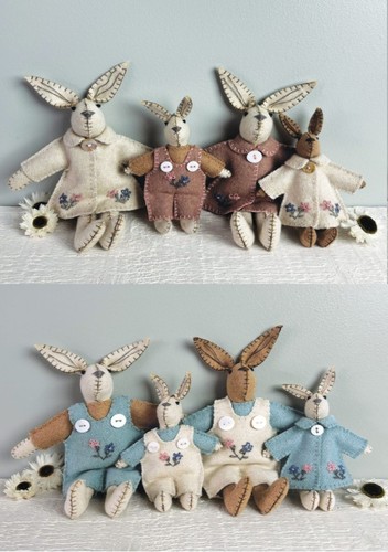 Rabbit bunny felt - bunny, decoration