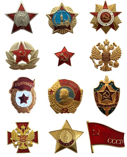 Soviet ussr russian metal pin - soviet,