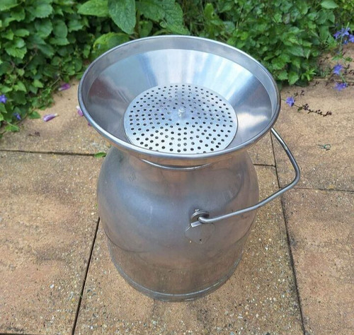 Vintage aluminium 20l milk - aluminium,