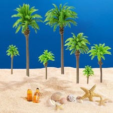 5Pcs Plastic Palm Tree Model