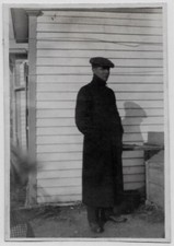 OLD PHOTO MAN WEARING COAT AND