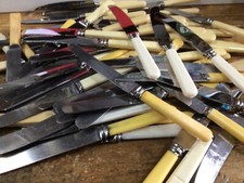 Vintage Dessert Butter Knives 8”  x 6 From Lot Assorted maker & style