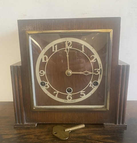 Vintage art deco mantle - mantle, clock