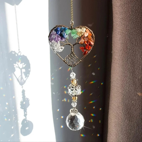 Glass heart crystal - heart,