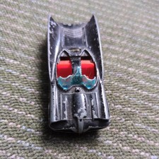 Vintage Batmobile Car Husky Toys 1960s Die-Cast Mini Batman & Robin Vehicle