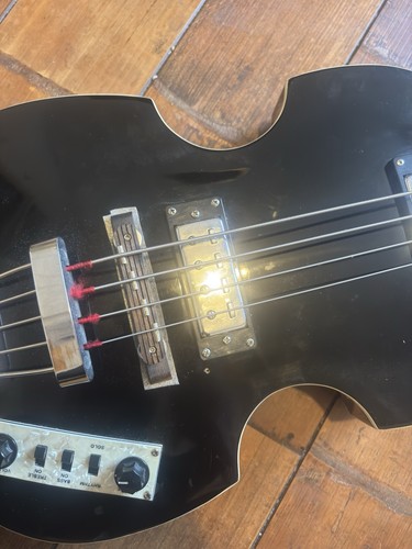 Hofner black violin bass - hofner,