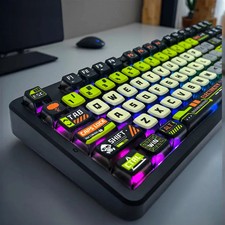 125-key PBT Doomsday Crossing Gaming Keycaps For MX Switches Mechanical Keyboard