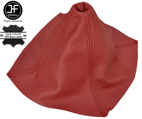 Dark red top grain real - dark,