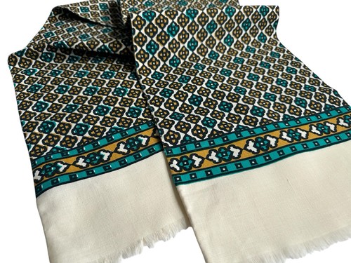 Mens vintage scarf geometric - mens,
