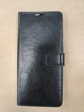 OnePlus 7T Pro Phone Case Cover Wallet Slots PU Leather Gel Black