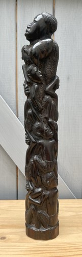 Carved african makonde tree - carved, of