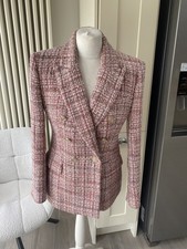 ZARA PINK BOUCLE TEXTURED