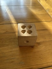 Vintage Handmade Wooden Dice