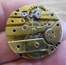 INTERESTING ANTIQUE GENTS  POCKET WATCH MOVEMENT WORKING
