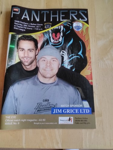 2011 nottingham panthers v - panthers,