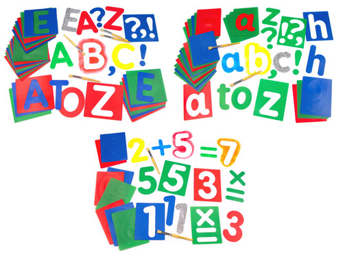 Large alphabet letter - alphabet, stencils