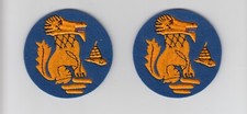 2 Embroidered Chindit patch  -