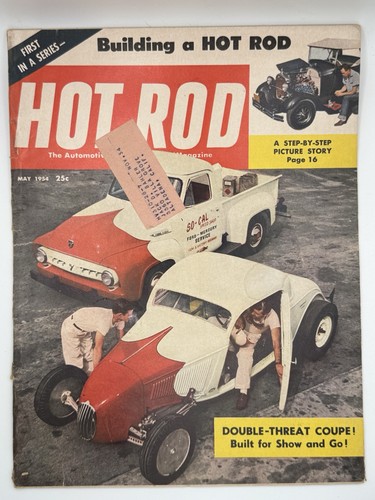 Hot rod magazine may 1954 - magazine,