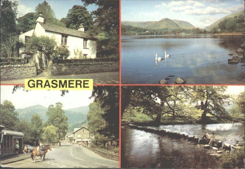 Vintage grasmere lake district - lake,