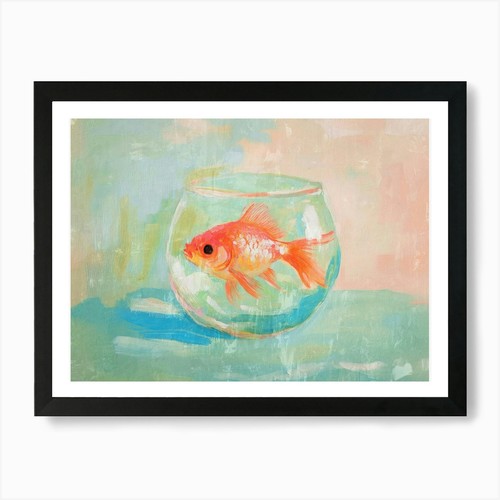 Goldfish glass bowl - in,