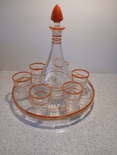 Rare 60s French Glass Cocktail