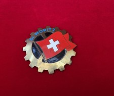 ORIGINAL ST MORITZ CAR BADGE -