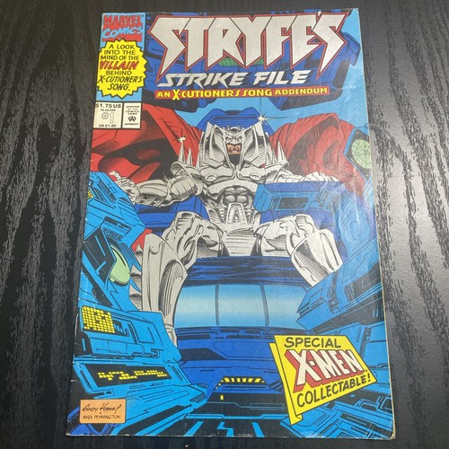 Stryfe strike file 1 marvel - stryfe's,