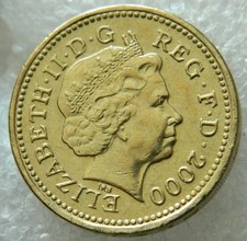 2000 WELSH DRAGON £1 ONE