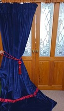 Velvet DOOR Curtain & Tie
