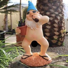 Garden gnome naked nude - gnome,
