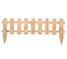 Wooden picket border - wooden,