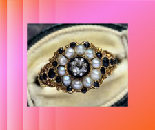 Antique Georgian 18ct Mourning