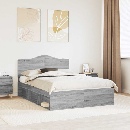 Bed frame grey - bed,