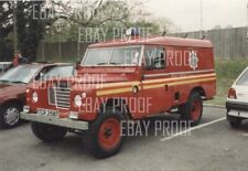 TCR358T - WEST SUSSEX FIRE BRIGADE Land Rover fire engine - 6X4" Colour Photo