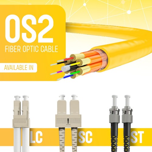 Os2 fiber optic patch - os2, lc