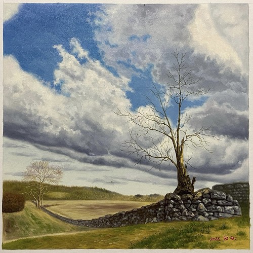 Original oil painting - , on