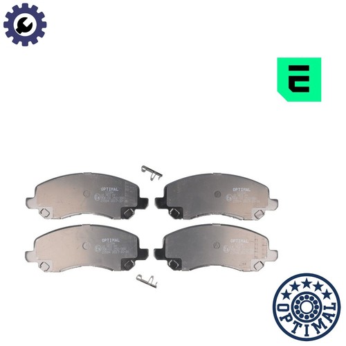 Brake pad set disc - set,