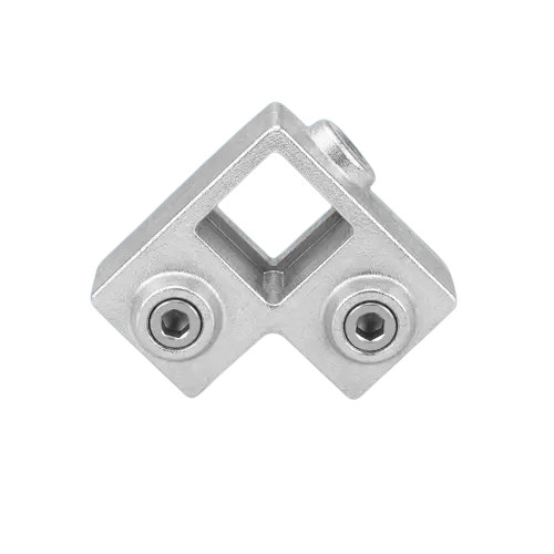 Galvanised square clamps - , for