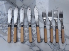 Set vintage sterling - of, silver