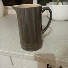 Le Creuset Pitcher Jug. Lovely Stoneware Ceramic. Grey 