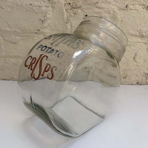 Vintage smith crisps glass - smith's,